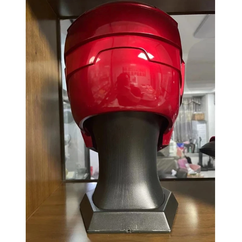 Universal Helmet Display Stand for Iron Man Batman Black Panther Cosplay Masks 360° Rotating Holder & Collectors Base view 3