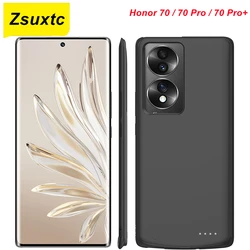 6800Mah Battery Charger Case For Honor 70 Power Case Honor70 Pro + Plus Power Bank Phone Cover For Huawei Honor 70 Battery Case