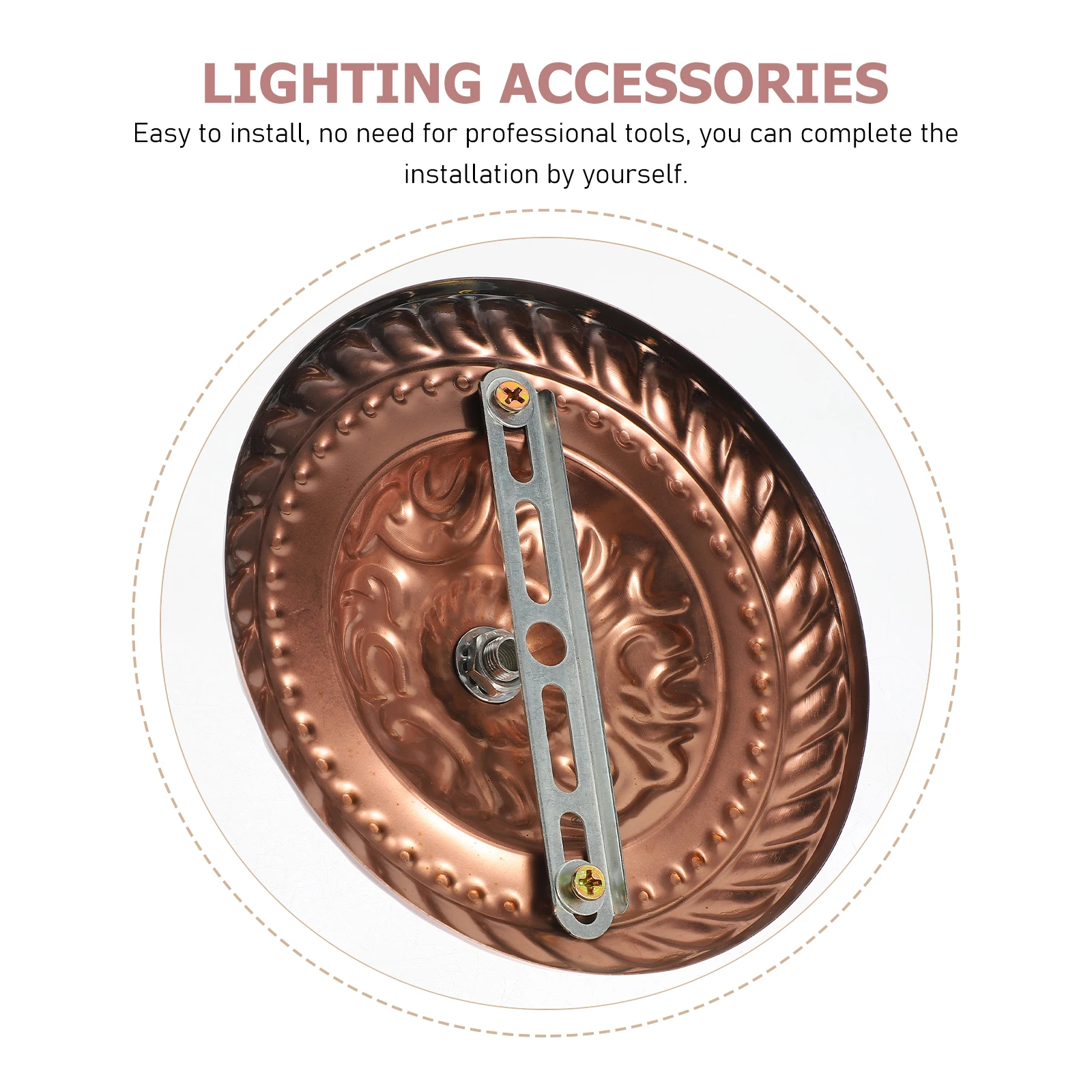 

Ch Hook Heavy Duty Iron Vintage Red Retro Ceiling Cover Plate Light Mounting Bracket Pendant Lamp Fixture Hardware