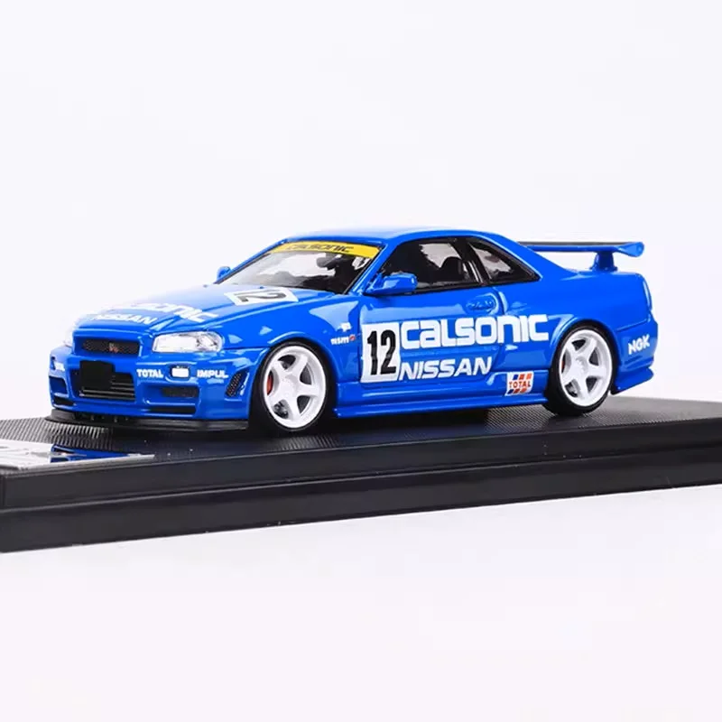 Fast Speed FS 1:64 Skyline GTR R34 FNF Red Diecast Model Car