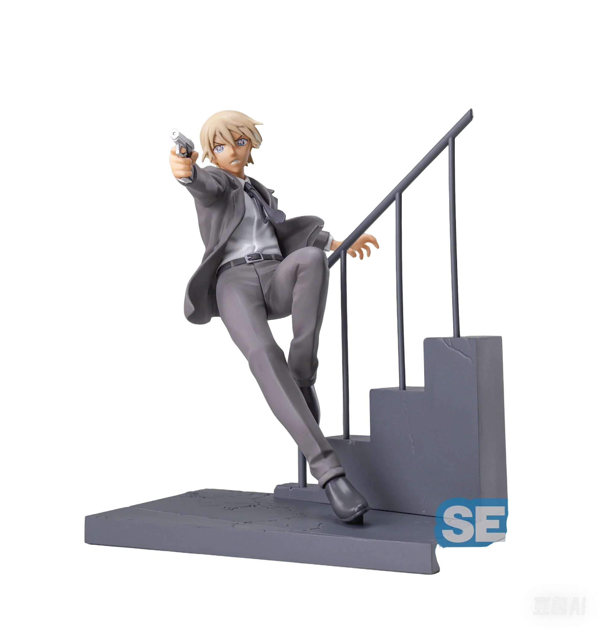 Asli Sega Luminasta Detektif Conan Rei Furuya Anime Action Figure PVC Mainan Model Gambar Kolektor Figurine