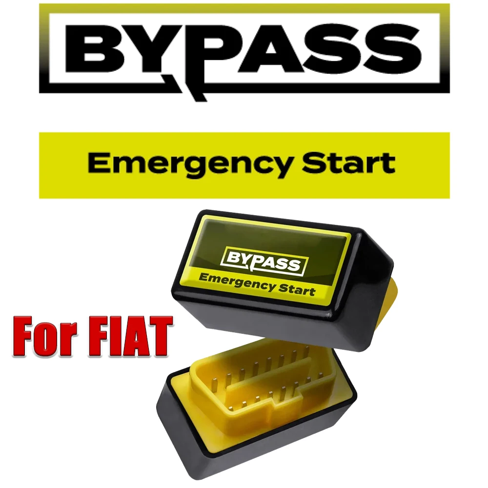 For FIAT Bypass Emergency Start Device OBD2 Plug &Play Immobilizer ByPass Car Unlock Immo Off Tool Scanner Auto Repair ECU EDC15