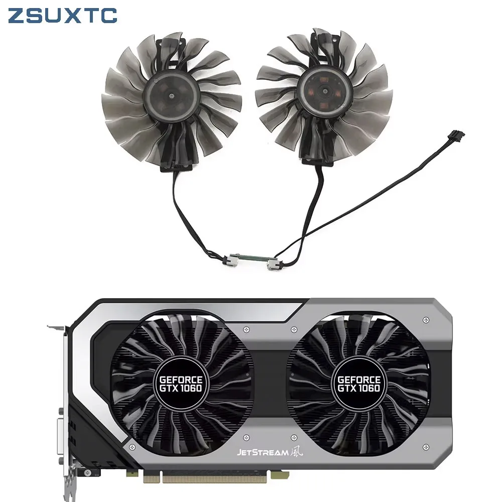GA92S2H FD9015U12S Zamienny wentylator VGA GTX1060 Super JetStream do wentylatora chłodzącego Palit MAXSUN GTX 1060 JETSTREAM Graphics