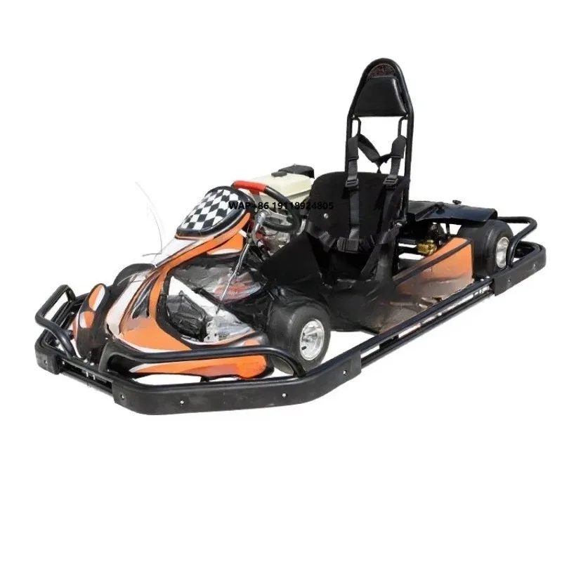 Adult Gas-Powered Lifan Engine High-Speed Outdoor Racing Go Kart for Sale