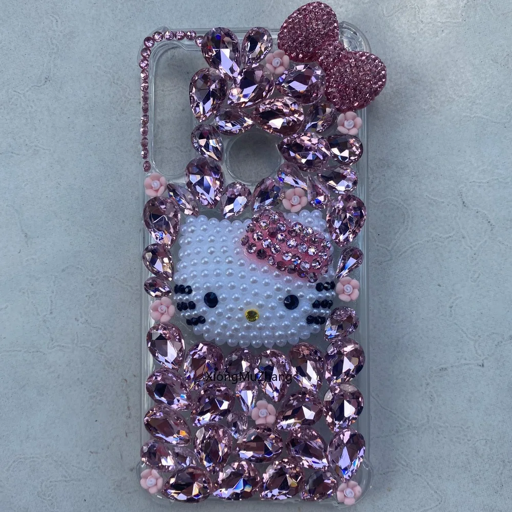 Hello Kitty Strass-Diamant-Hülle für Motorola Moto G Play G Power G Stylus 2023 2024 2025 2026 One Fusion One Vision Plus – Detail 6