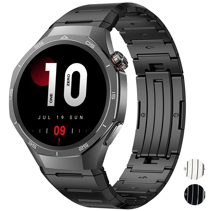 

No Gaps Stainless Steel Strap for Huawei Watch GT5 Pro Metal Bracelet for Huawei Watch GT4 3Pro Specialized Men's Style Strap