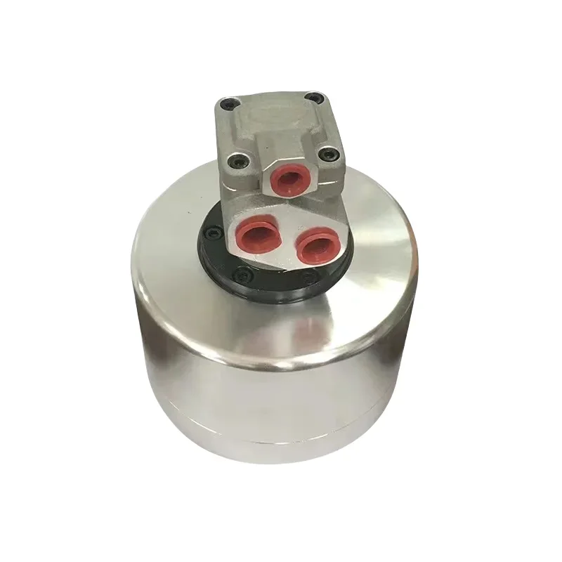 

Hydraulic chuck with solid rotary cylinder.