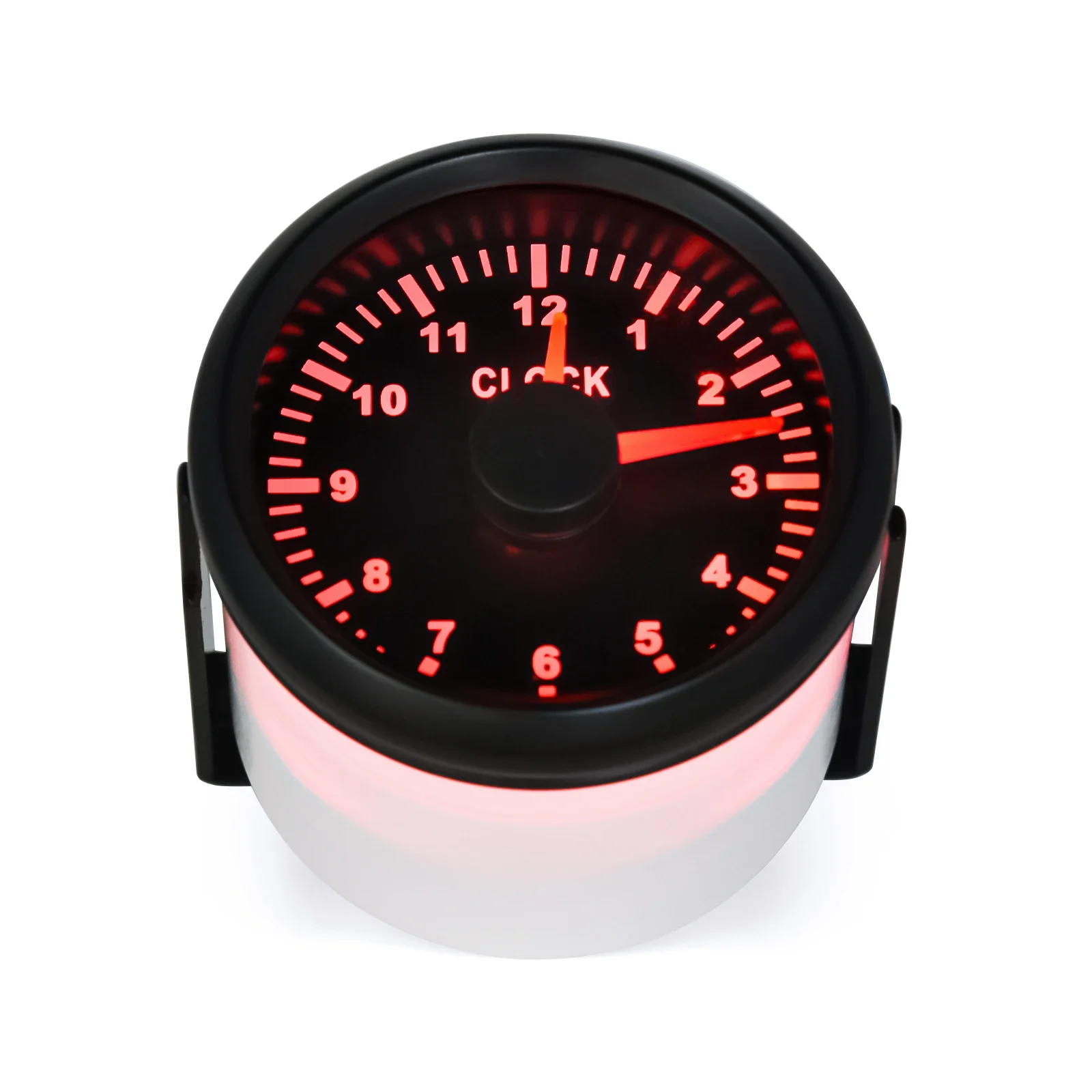 

Waterproof 52mm Clock Gauge 0-12 Hours With Red Backlight Hourmeter Clock Meter For Car Truck Boat Yacht 9-32V