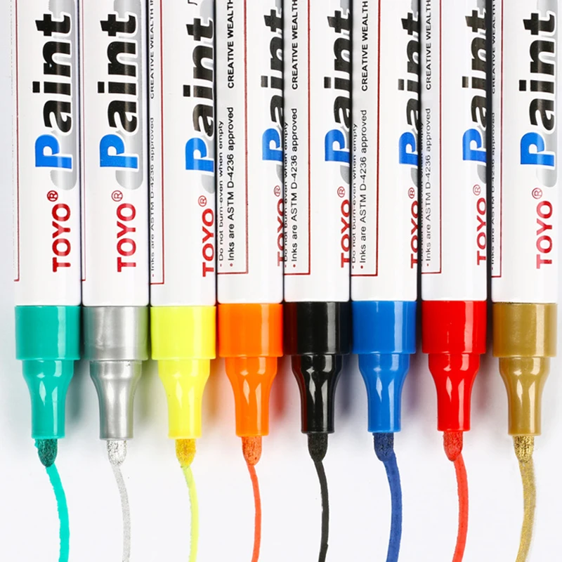 Car Scratch Repair Paint Pen Auto Touch Up Pens Scratches Fix Care Remover Car Vehicle Tyre Paint Marker DIY Pen Car Accessories