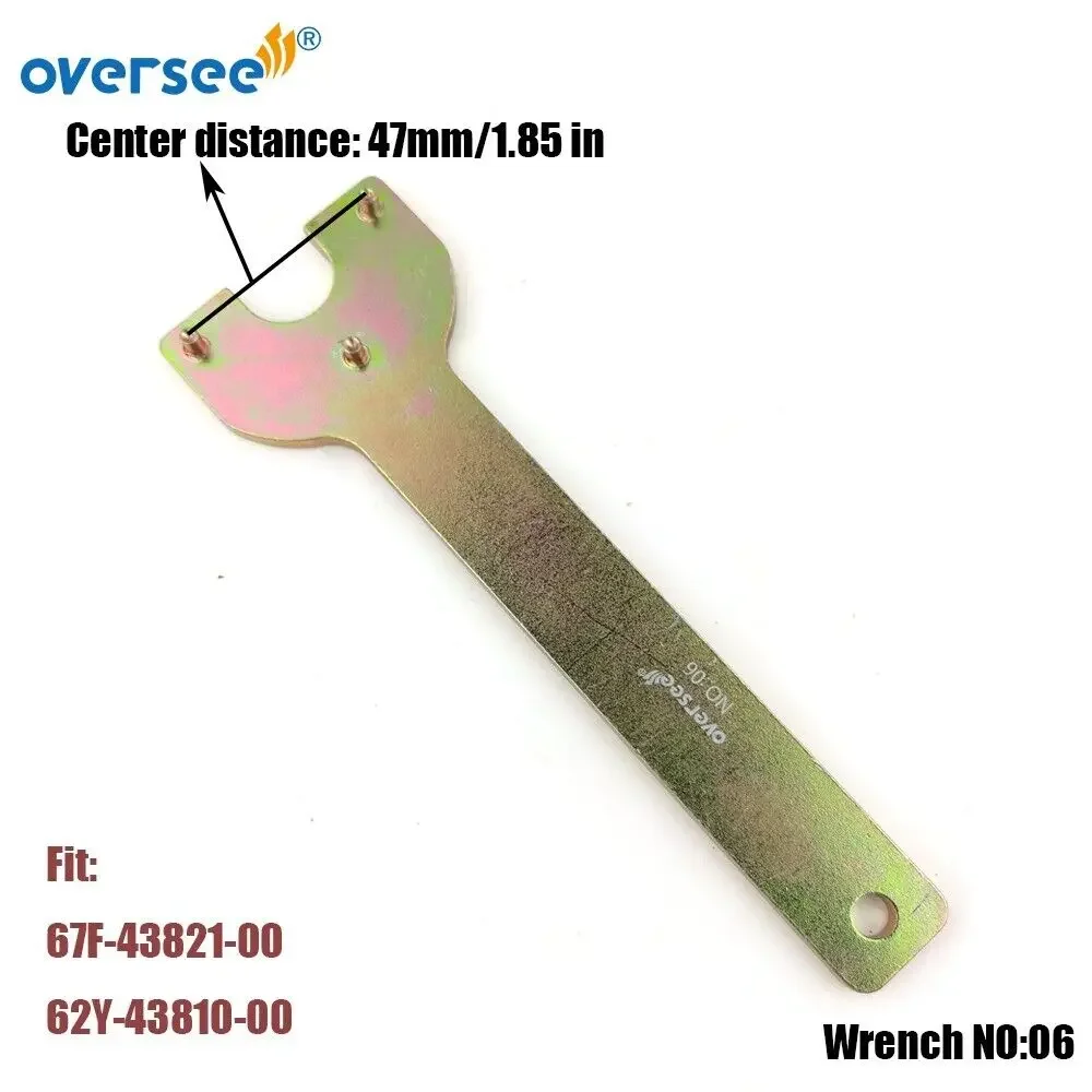 Wrench NO:06 Srcew Repair Tool For Yamaha 67F-43821 Outboard 62Y-43810