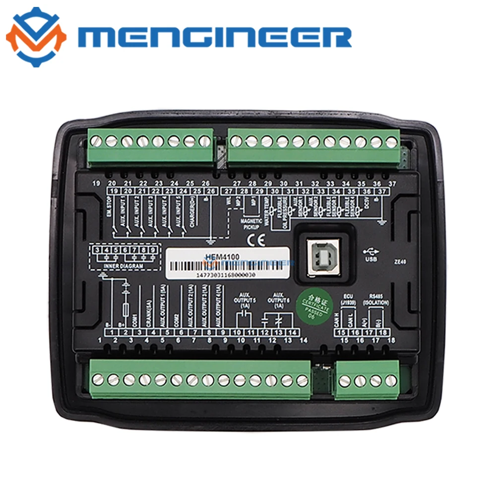 HEM4100 Engine Controller SmartGen Widely used in Water pumps, Lighthouses, air Compressors and Engineering Machinery Category