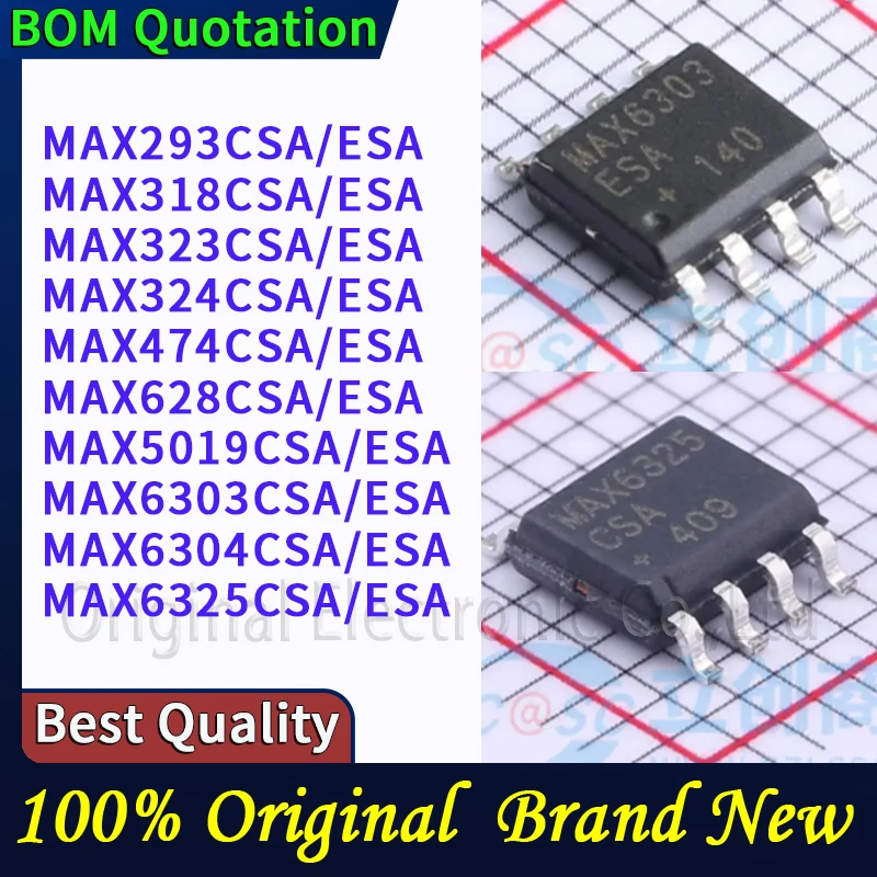 

MAX293CSA/ESA MAX318CSA/ESA MAX323CSA/ESA MAX324CSA/ESA MAX474CSA/ESA MAX628CSA/ESA MAX5019CSA/ESA MAX6303CSA/ESA MAX6304CSA/ESA