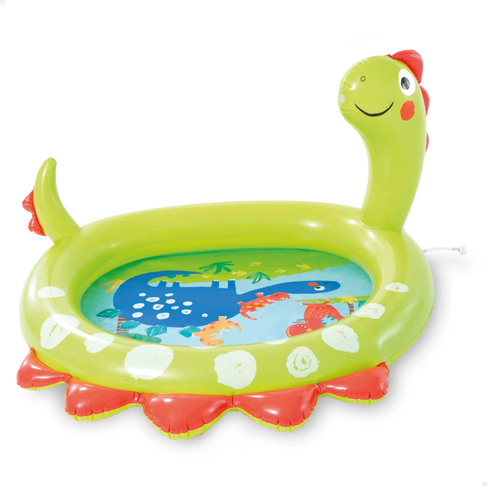 Inflatable pool small dinosaur c/sprinkler 119x109x66 cm INTEX