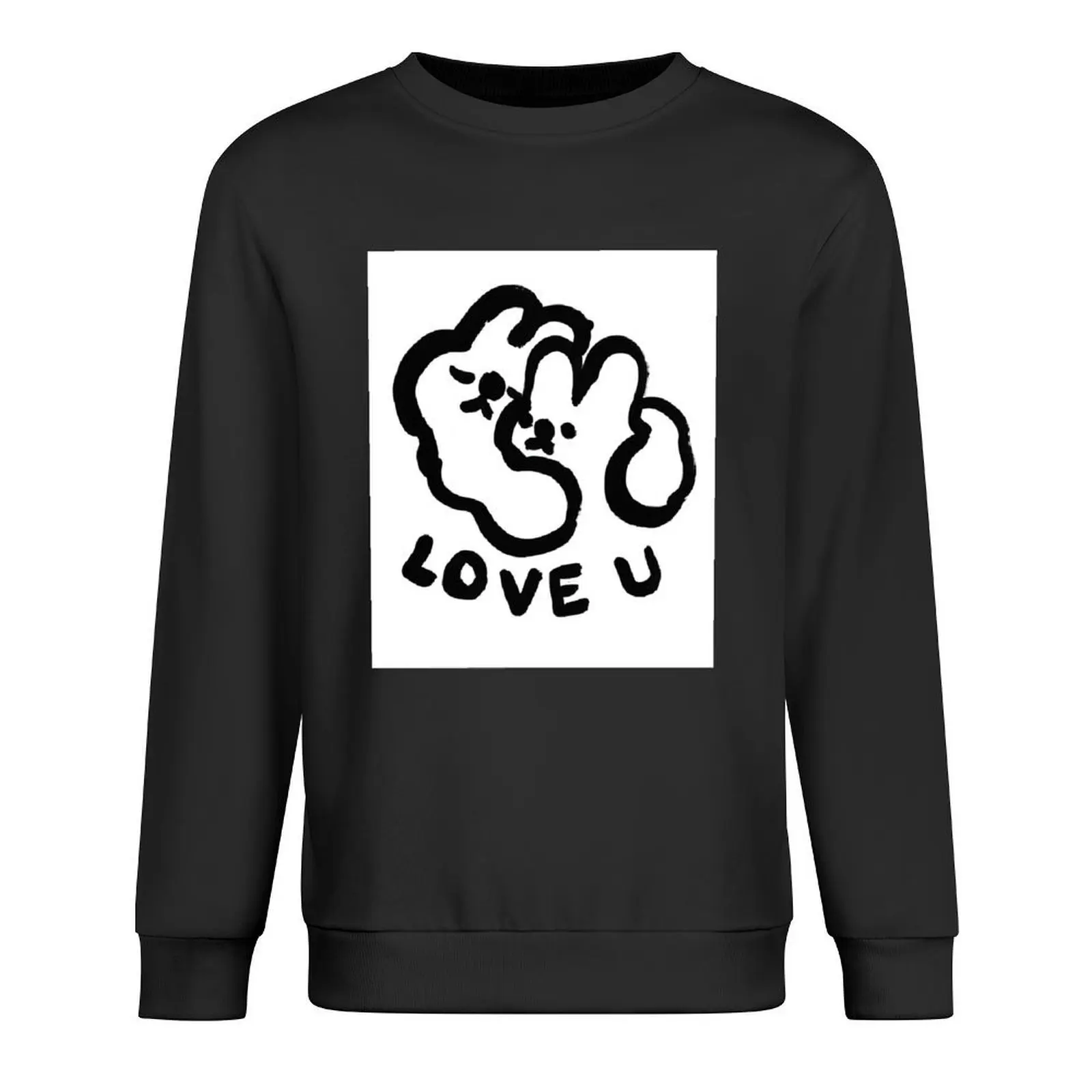 

LOVE U Pullover aesthetic clothing men's coat men wear graphic t shirts men sports sweatshirt man