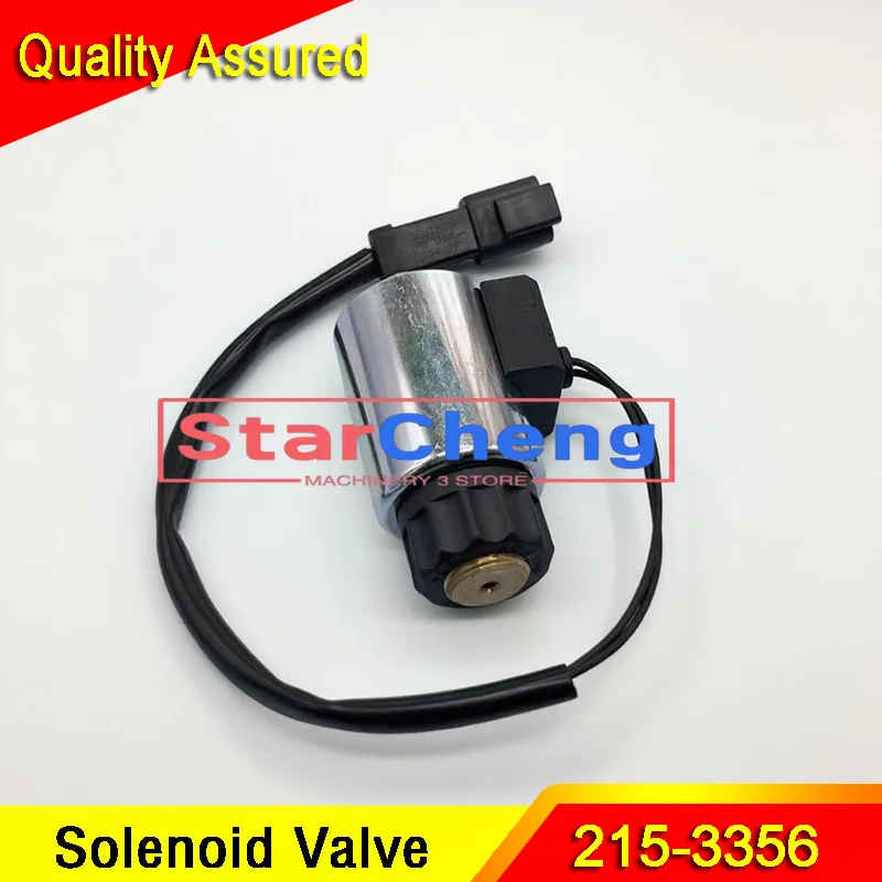 215-3356 2153356 Fan Pump Solenoid Valve 24V for E330D E336D E345D Excavator Spare Parts