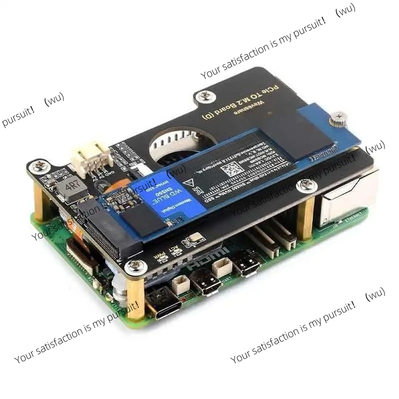 

For Raspberry Pi5 Solid State DrivePCIEExpansion board TurnM.2 NVME SSD Pi5 2280-2242-2230