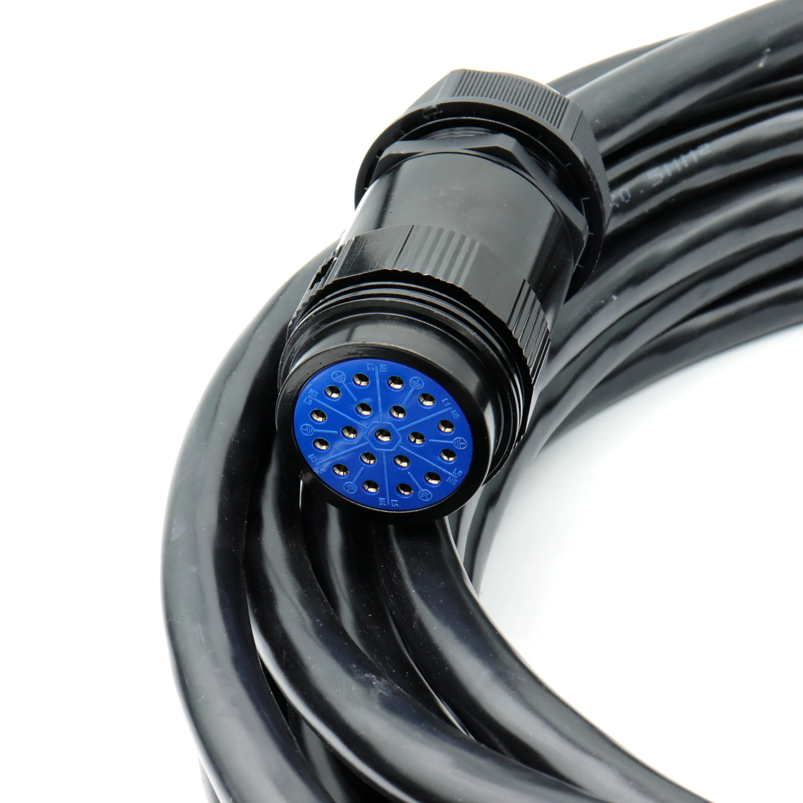 Konektor Socopecx 19 Pin Jantan Betina Rakitan Konektor Sirkuler Soco untuk Pencahayaan Panggung