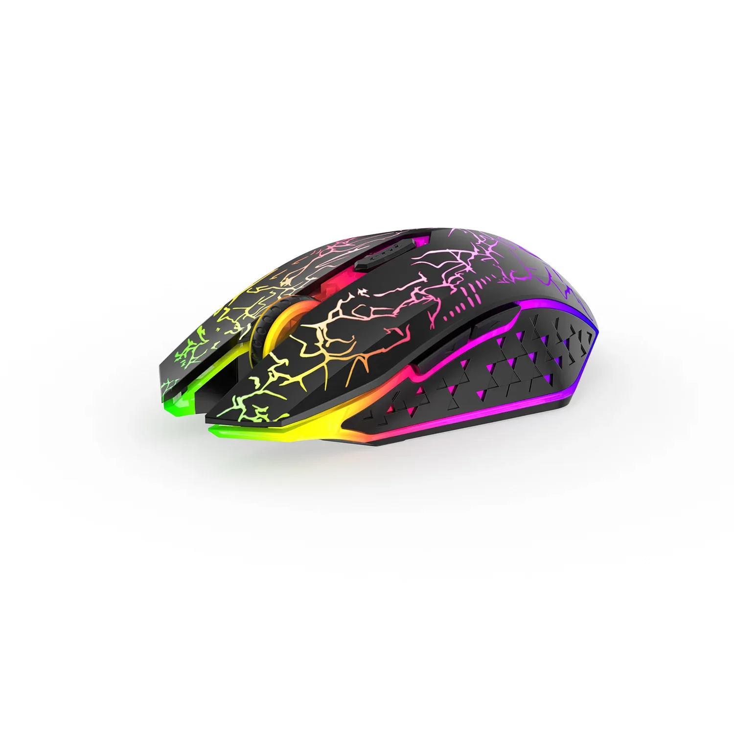 Bluetooth 5.2 mouse sem fio rgb mouse para jogos silencioso mouse recarregável 800-1200-1600 dpi