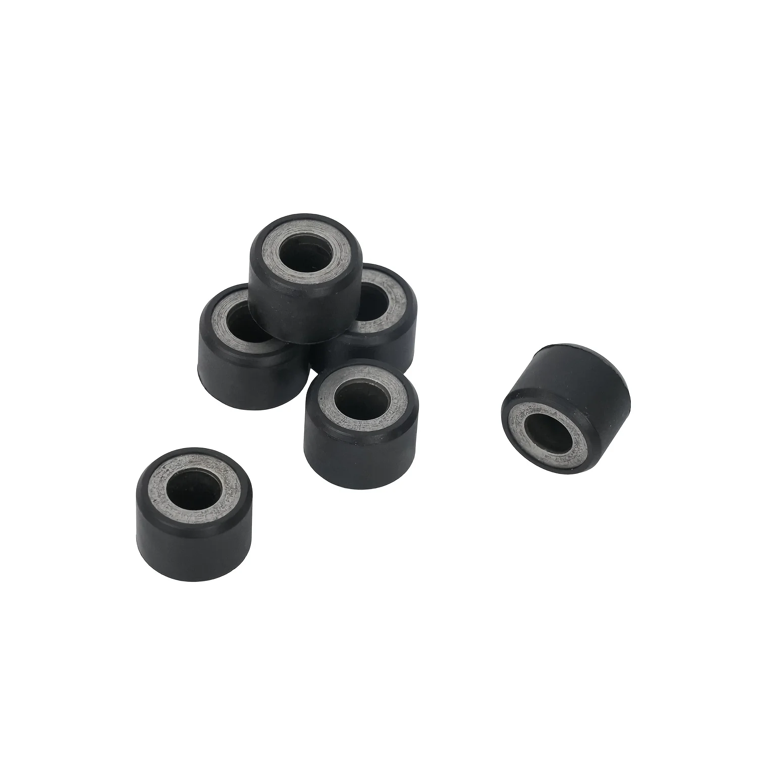 20x15mm 19g motorcycle derailleur rollers for Honda PCX125, PCX150, PCX160, ADV150, WW125, WW150, and SH125, 6-piece pack. - view 4