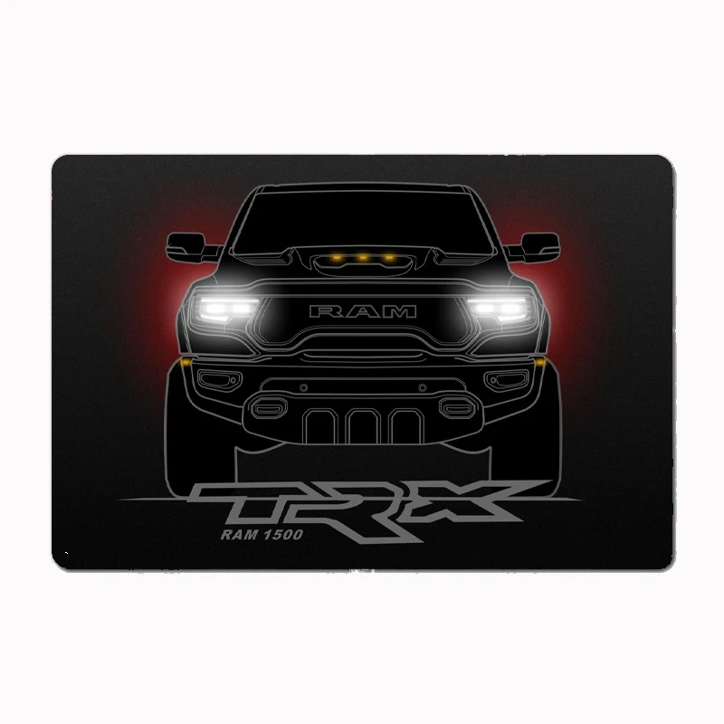 RAM 1500 TRX PLATE CLAW THE RAPTA KILLA Metal Sign Metal Poster Garage Room Wall Decoration Cinema Living Custom Tin  Home Decor