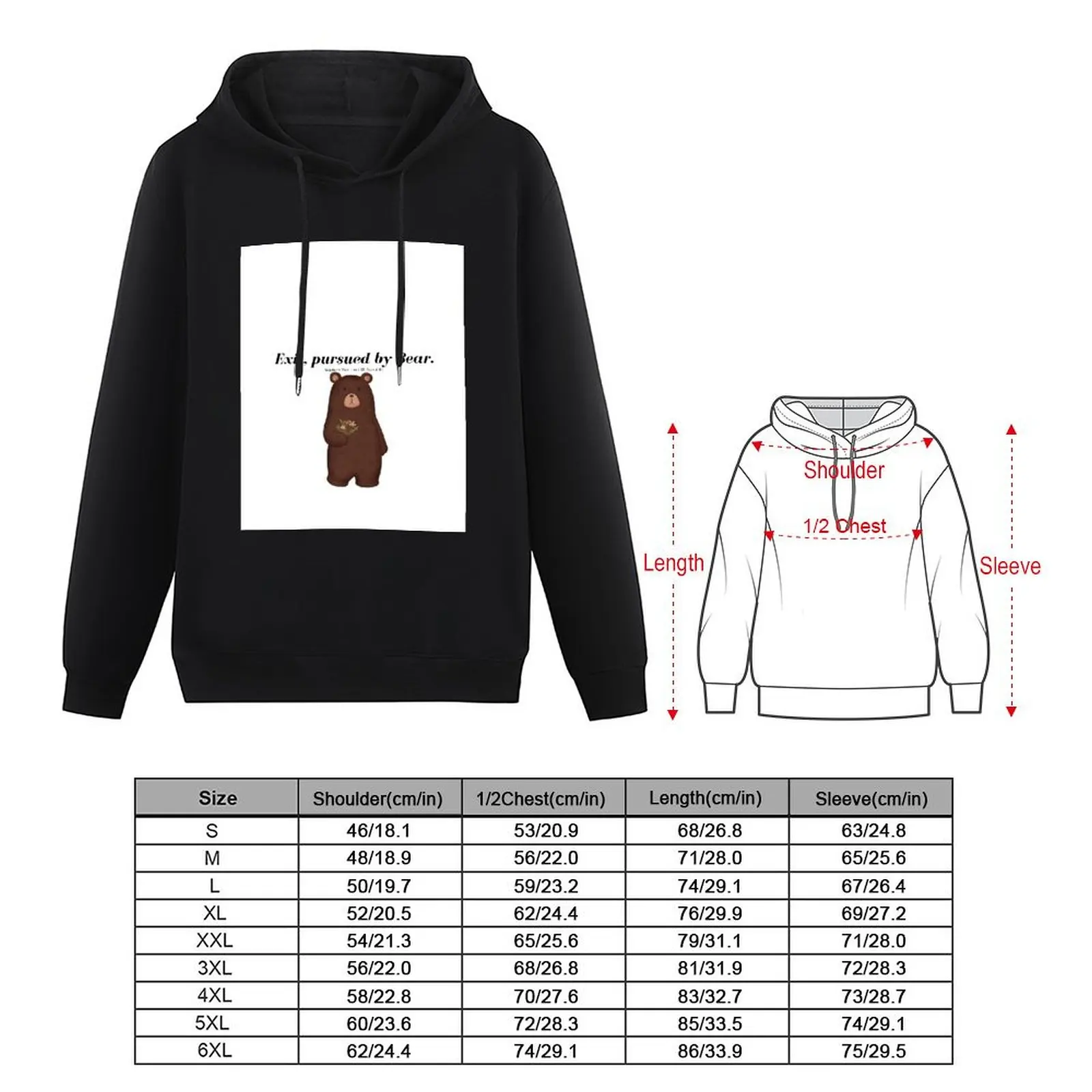 Pursued By Bear Pullover Hoodie korean style clothes fashion men men's autumn clothes men clothes man hoodie