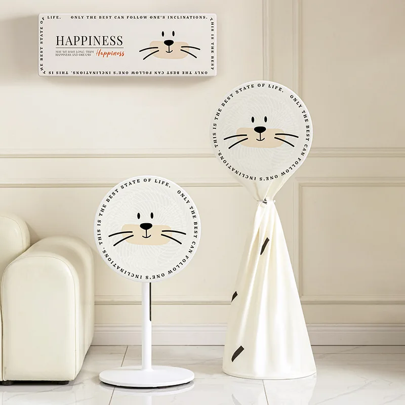Floor Fan Cover Washable Waterproof Dustproof Standing Round Electric Fan Protective Cover Household Universal Storage Cover