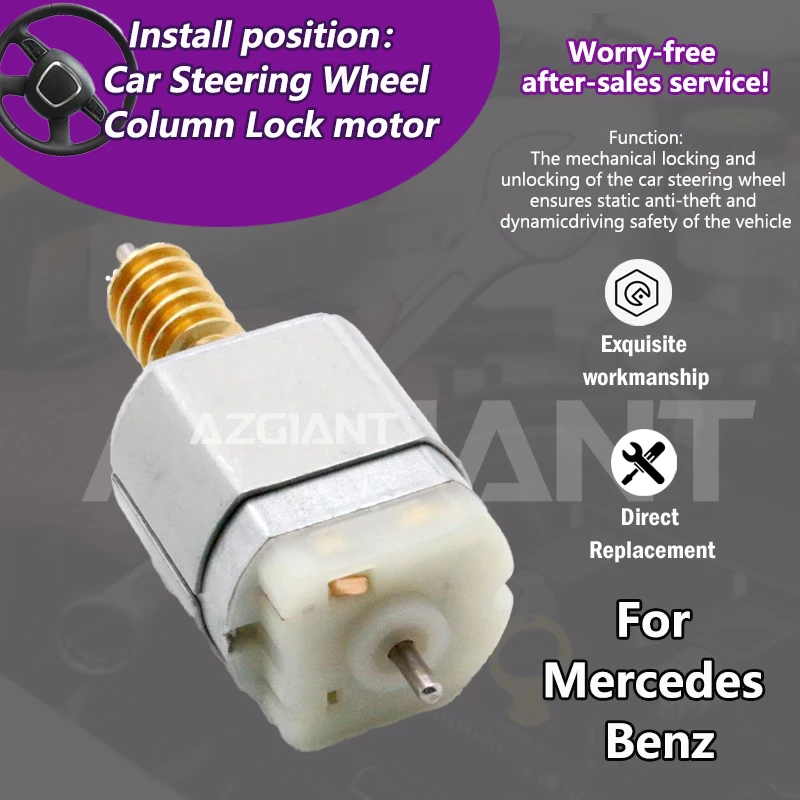 AZGIANT For Mercedes Benz GLK-Class  X204 GLK250/300/350 2010-2015 Car Steering Column Ignition motor high pure copper spare kit
