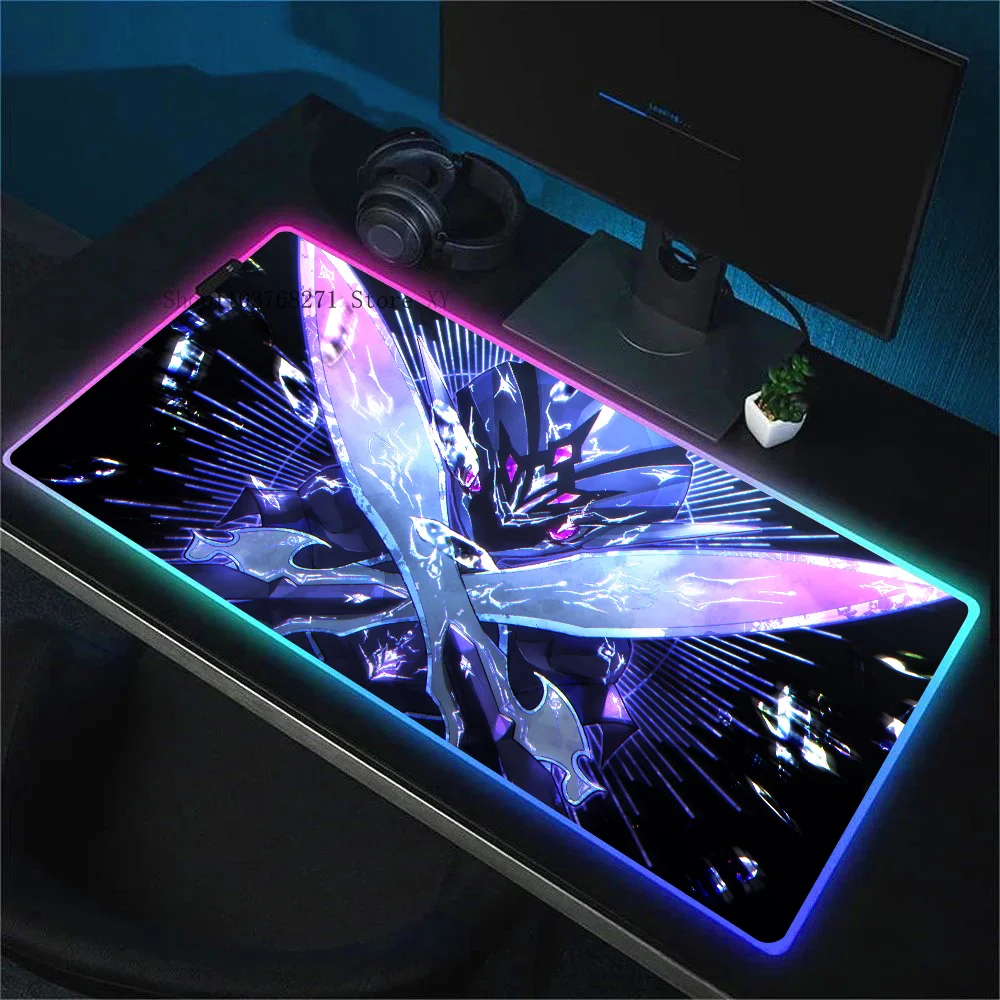 Legend Myth Ultra-Ancient P-Pokemon Mousepad XXL RGB Gaming Mouse Pads HD Gamer Accessories Large LED