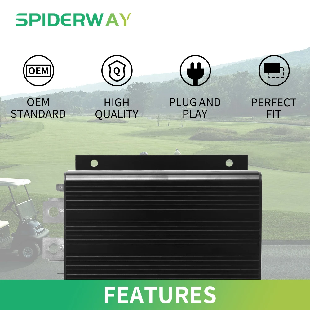 1205M-5603 36V 500A Golf Carts Motor Controller Compatible with Curtis Club Car DS 1980-1995 Golf Cart Replace 1205 1205M-5601