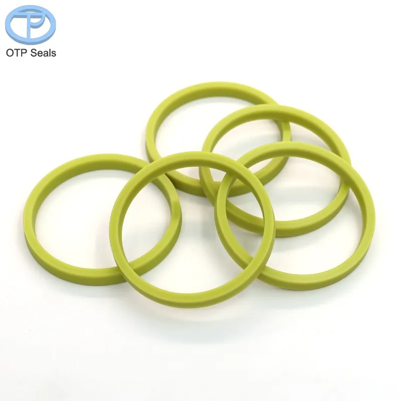 Custom Seals UHMWPE Spring Energized Cylinder Seal Ultra-high Molecular Weight Polyethylene Double-layer V-spring Factory OEM
