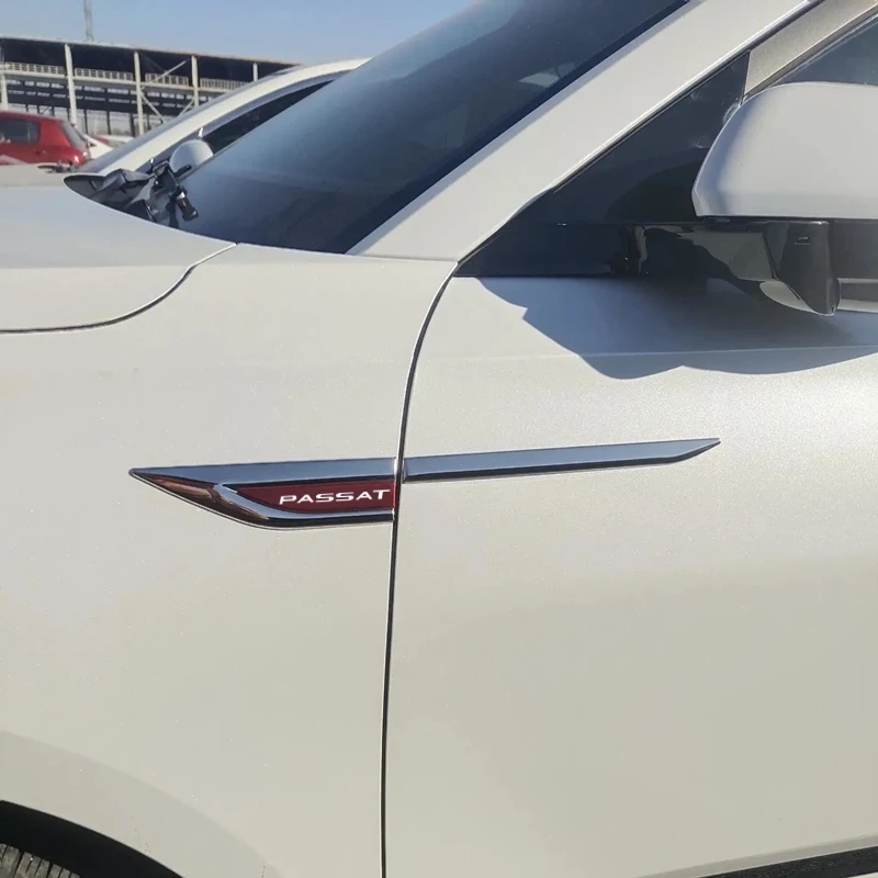 

For VW PASSAT B5 B6 B7 B8 Variant 2021 2020 2019 2018-1997 CC Modified Trim R Label Leaf Board Side Car-styling