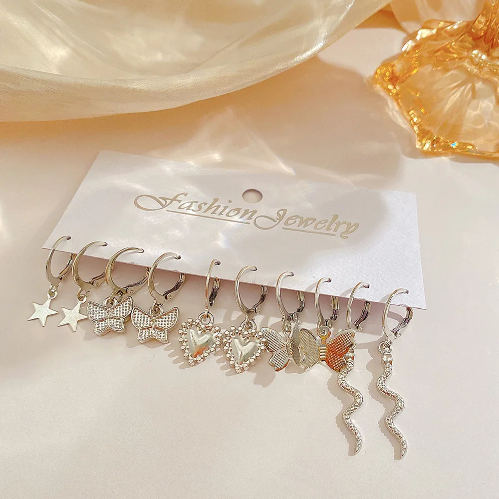 10PCs/set Silver Color Knitted Sewing Tool Knitting Stitch Markers Crochet Lock Row Counter Needlework DIY Sewing Tool