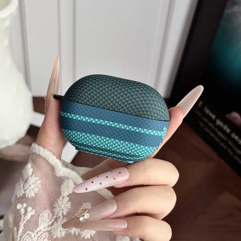 Matte Stripes Pattern Earphone Case for Huawei FreeClip 2S FreeBuds 7i Se4 Pro 5 Wireless Bluetooth Earphone Anti Scratch Cover