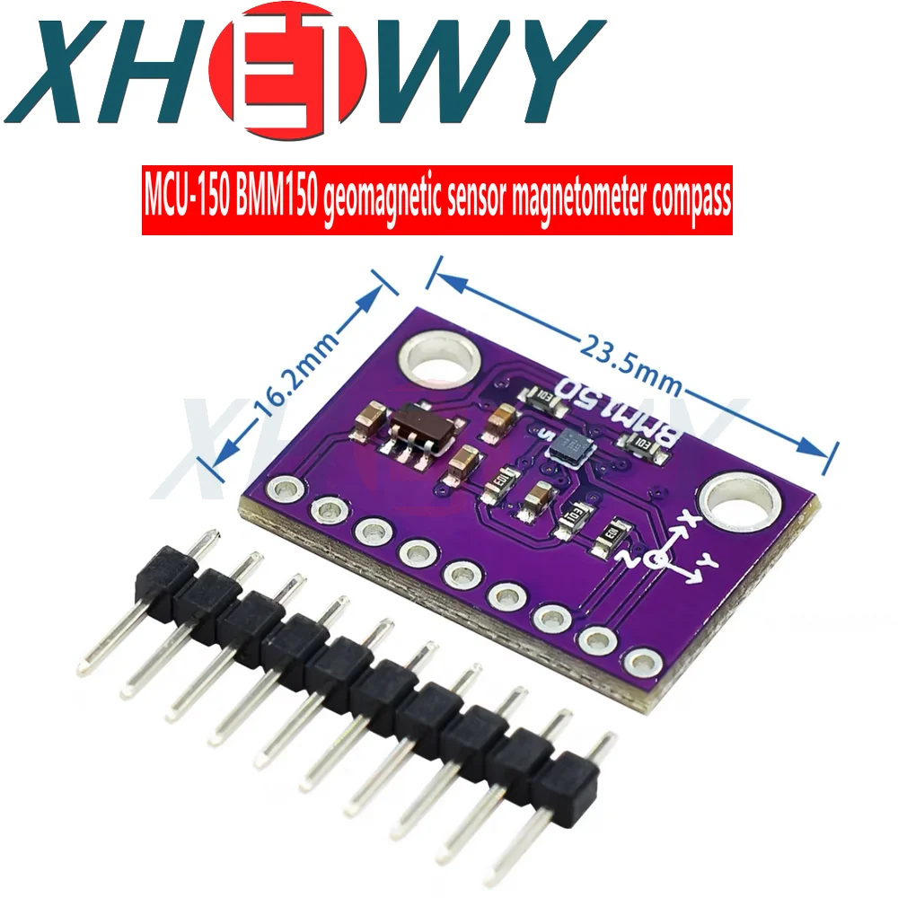 Sensor magnético geomagnético, kit DIY, MCU-150, BMM150, bússola