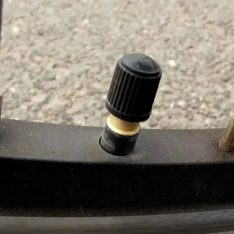 Universal Car Wheel Tyre Tubeless TR414 Snap-in Valve Black Rubber Stems Dust Caps Wheels Tires Parts Valve Caps 4/8/16Pcs