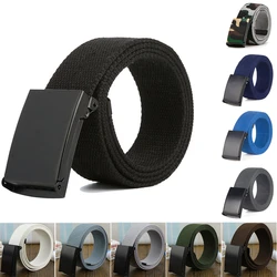 Men Belt Unisex Waist Belt Jeans Male Casual Luxury Canvas Webbing Waistband Ceinture Femme
