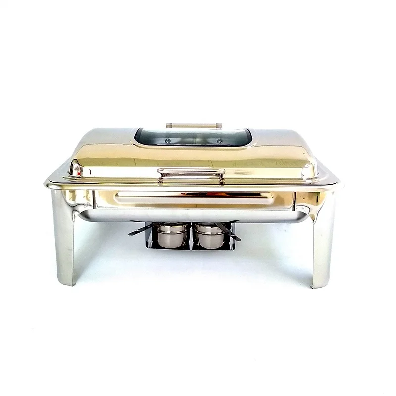 

Kitchen equipment fancy food warmer set hotel buffet chafing dish with stand