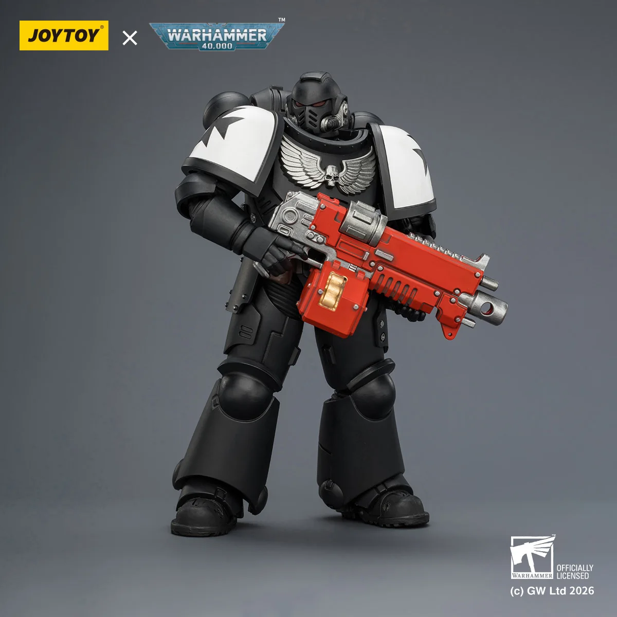 【In Stock】JOYTOY Warhammer 40K Black Templars Helbrecht Lombast Lombast Intercessor Revenge Valtus Terminator 1/18 Action Figure view 5