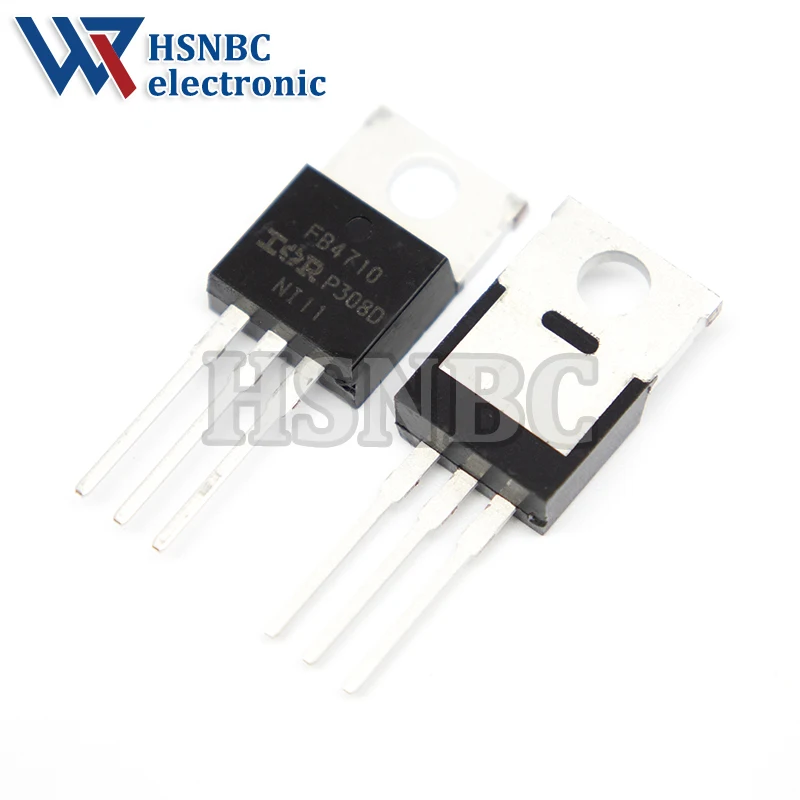 

10Pcs/Lot IRFB4710 IRFB4710PBF TO-220 75A 100V N-channel Power MOSFET Transistor 100% New Original