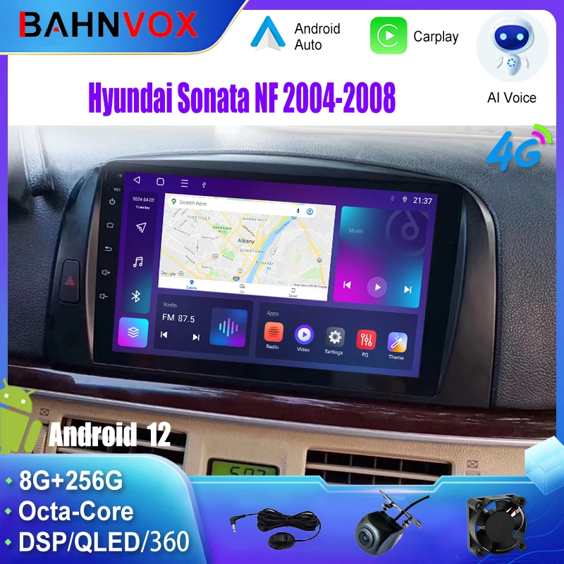 Android Car Radio GPS Navigation Multimedia Video Player for Hyundai Sonata NF 2004 2008 Stereo Tape Recorder Screen Head Unit