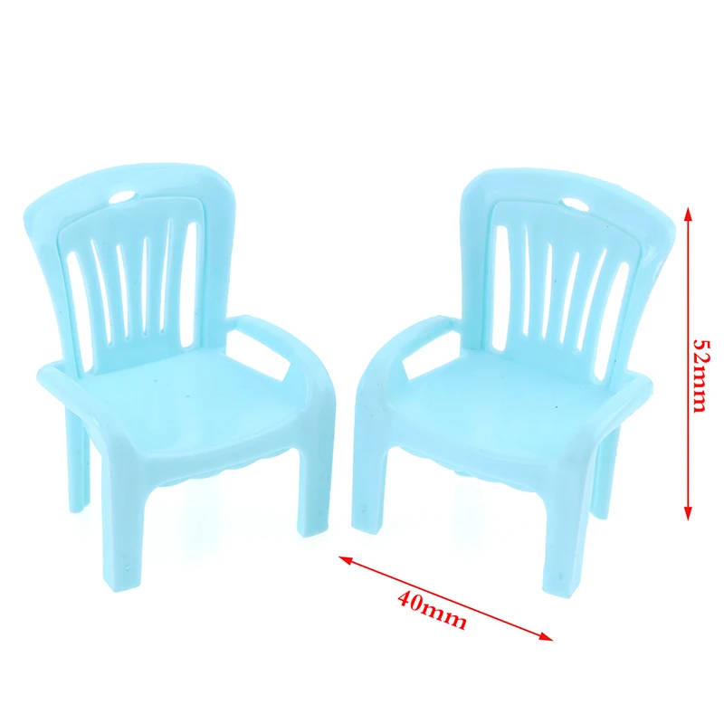 Muebles en miniatura de casa de muñecas para niños, silla de simulación, sofá, taburete, juguetes de juego de simulación, accesorios de decoración de casa de muñecas, 54 estilos