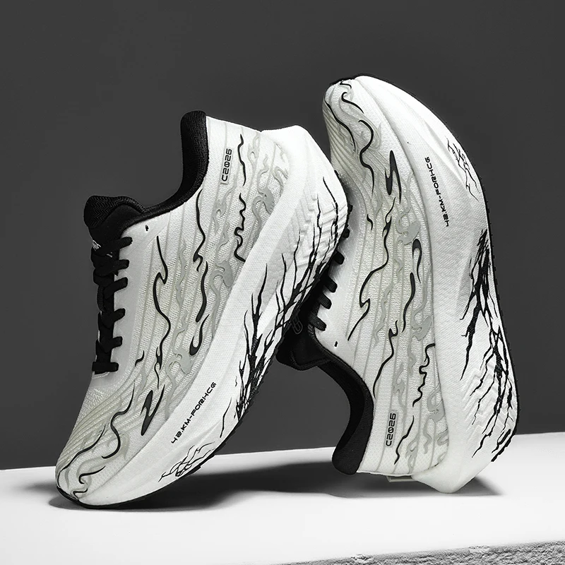 

Men's Running Shoes Jogging Race Sneakers Cushioning Breathable Trainer Couple Non-Slip Outdoor Mesh Luxury shoes Off-road Shoes