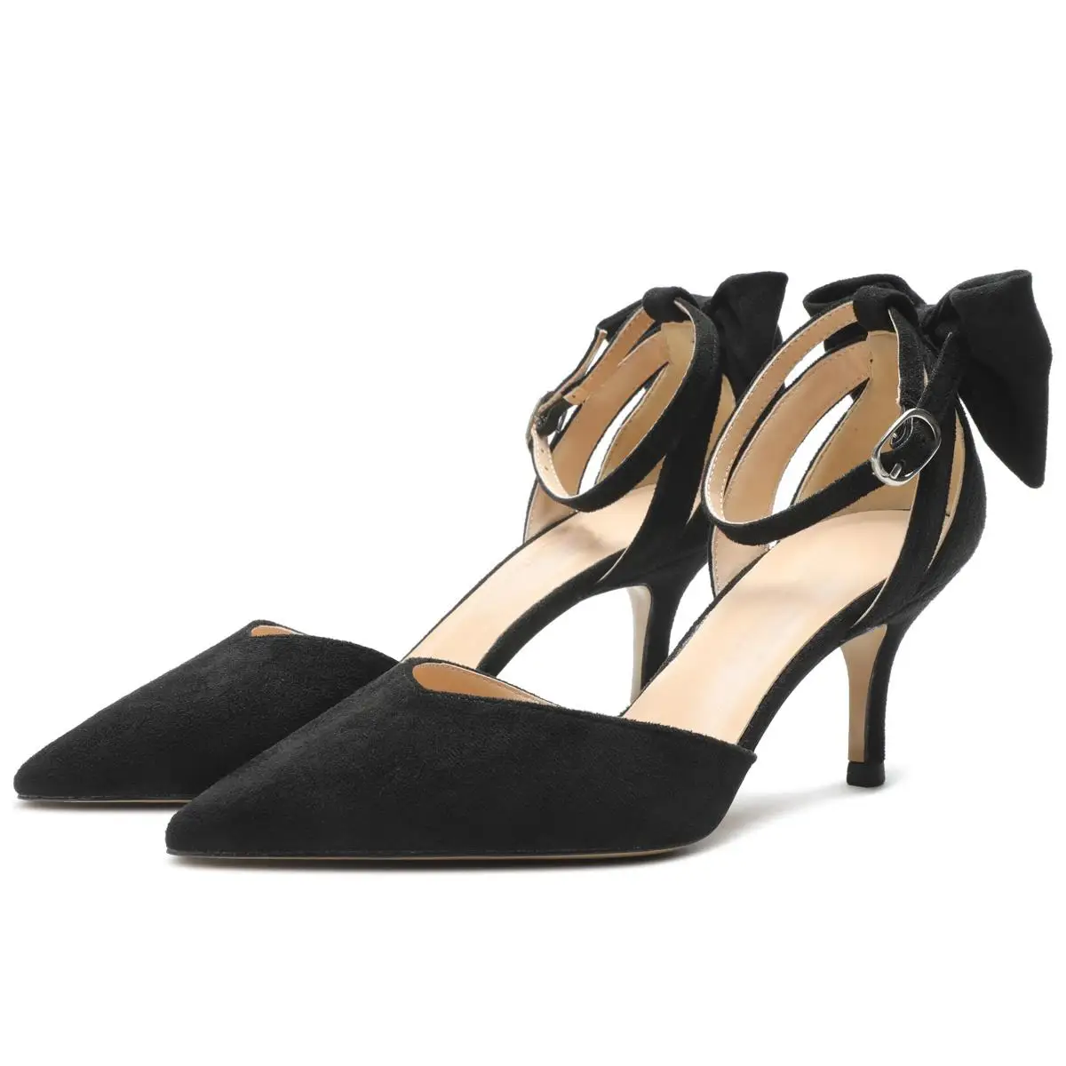 【Measure Your Feet Length Before Order】Dress Bow Luxry Designer Woman Pumps Sexy Stiletto High Heel Lady Party Shoe 154-CHC-33