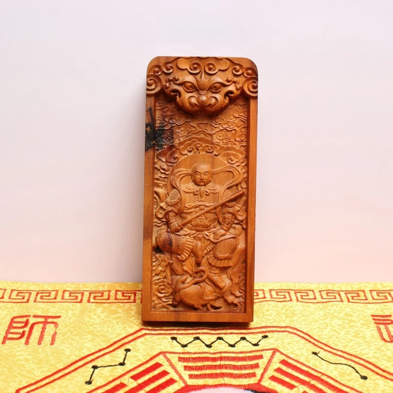 Lightning Strikes Zaomu Taoist Magic weapon True Martial Emperor Wulei Order Tiger Head Relief Token