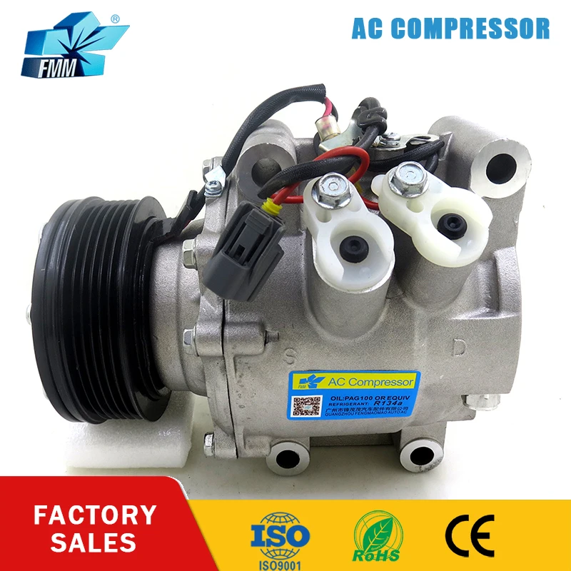 

FMM HS-090R A/C AC Compressor 12V for Honda S2000 Base 2.0L 2.2L L4 CO58884 760668 ET 38810PCX016 38810-PXC-006 38810-PCX-016