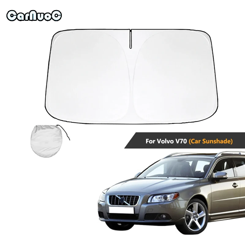 

For Volvo V70 Car Sunshade Sun Shade Front Rear Window Film Windshield Visor Cover UV Protect Reflector Accessories