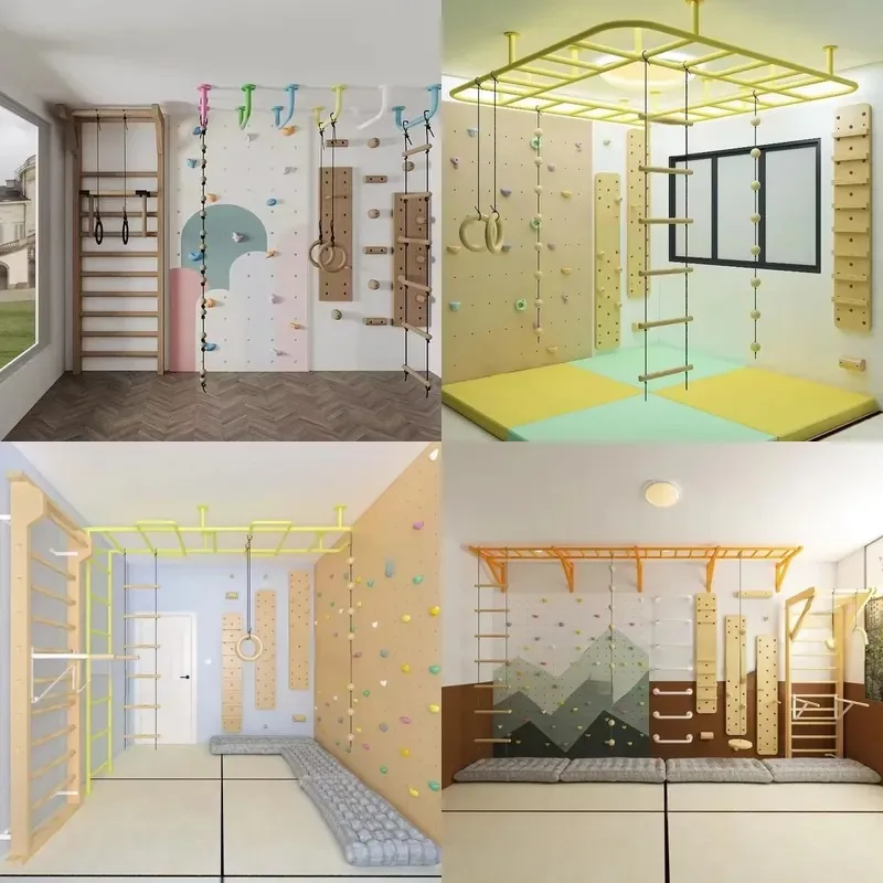 Indoor Adventure Set for Children with Soft Climbing Wall High Quality Competitive Price