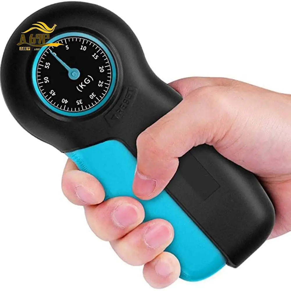 

A69P-Portable Hand Grip Dynamometer, Digital Hand Grip Strength Meter Strengthener Exercise Measurement Wrist Strengthener