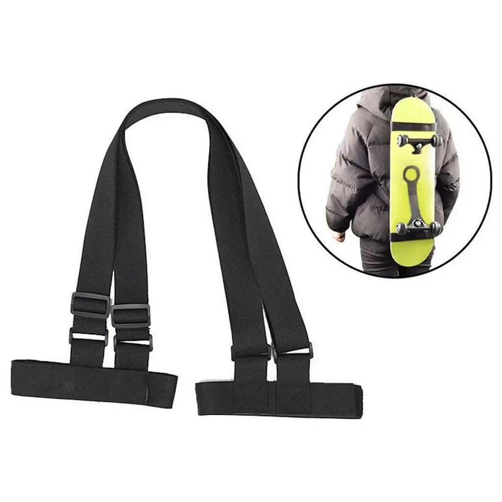 Outdoor Durable Black Universal Skateboard Strap Shoulder Strap Snowboard Carrier Handbag Belt