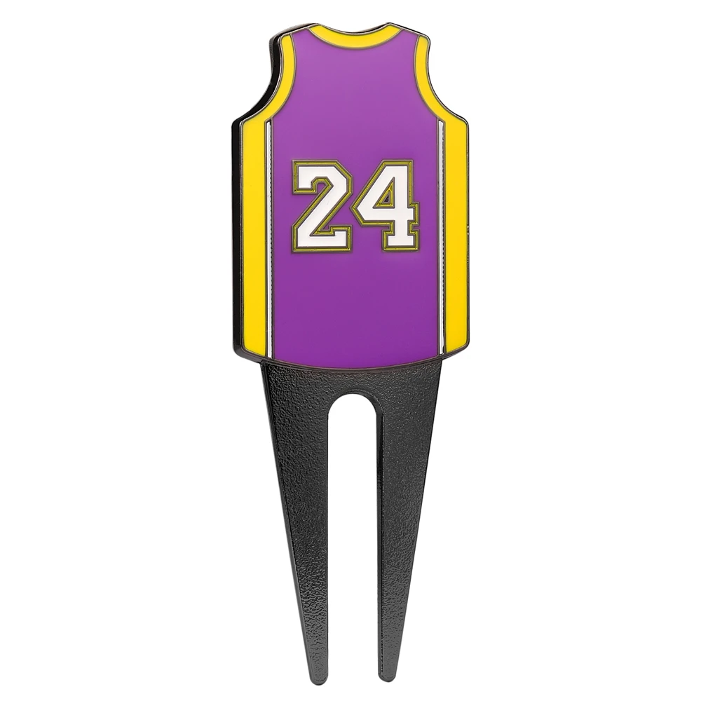 Logam # 23 # 24 Alat Perbaikan Lapangan Golf, Penanda Bola, Klip Topi, Set Hadiah